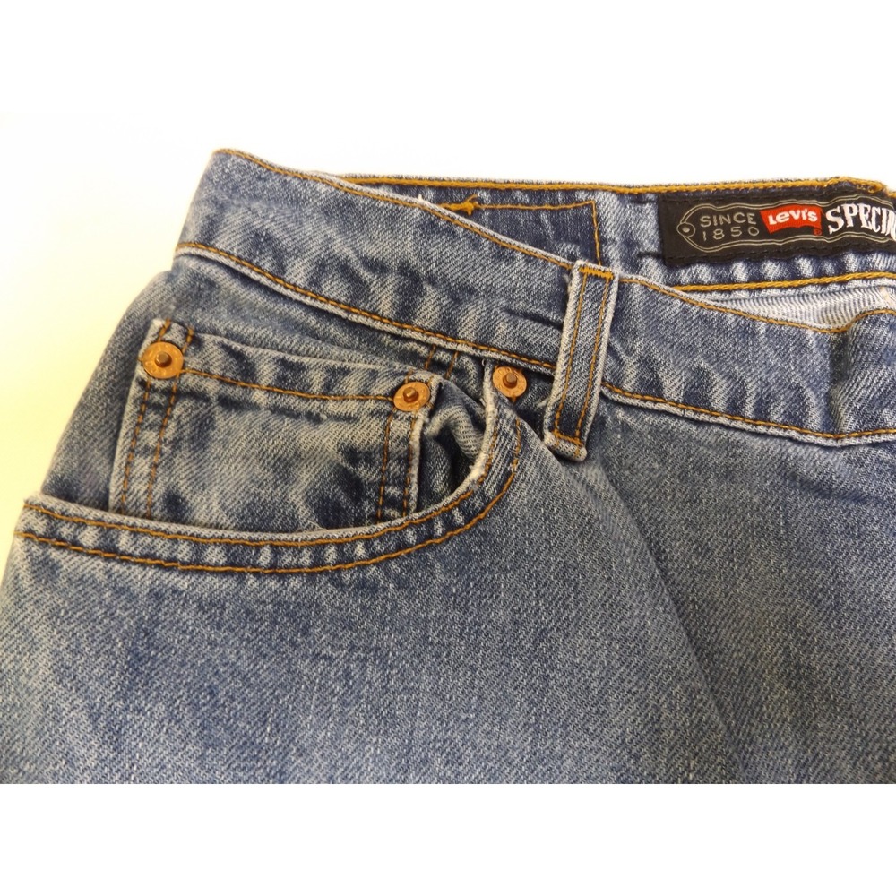 Levi's 515 Special Reserve Jeans Blue‎ Size 14L, zip up 7 riveted pockets - Picture 5 of 8